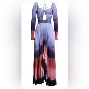 Altuzarra
Varvara Pleated Long Sleeve
Handkerchief Hem Dress NWT